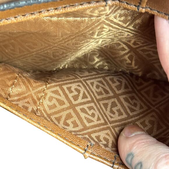 Women's Relic Brown Leather Vegan Leather Wallet Clutch Purse - Size 7" x 4" - Picture 4 of 6